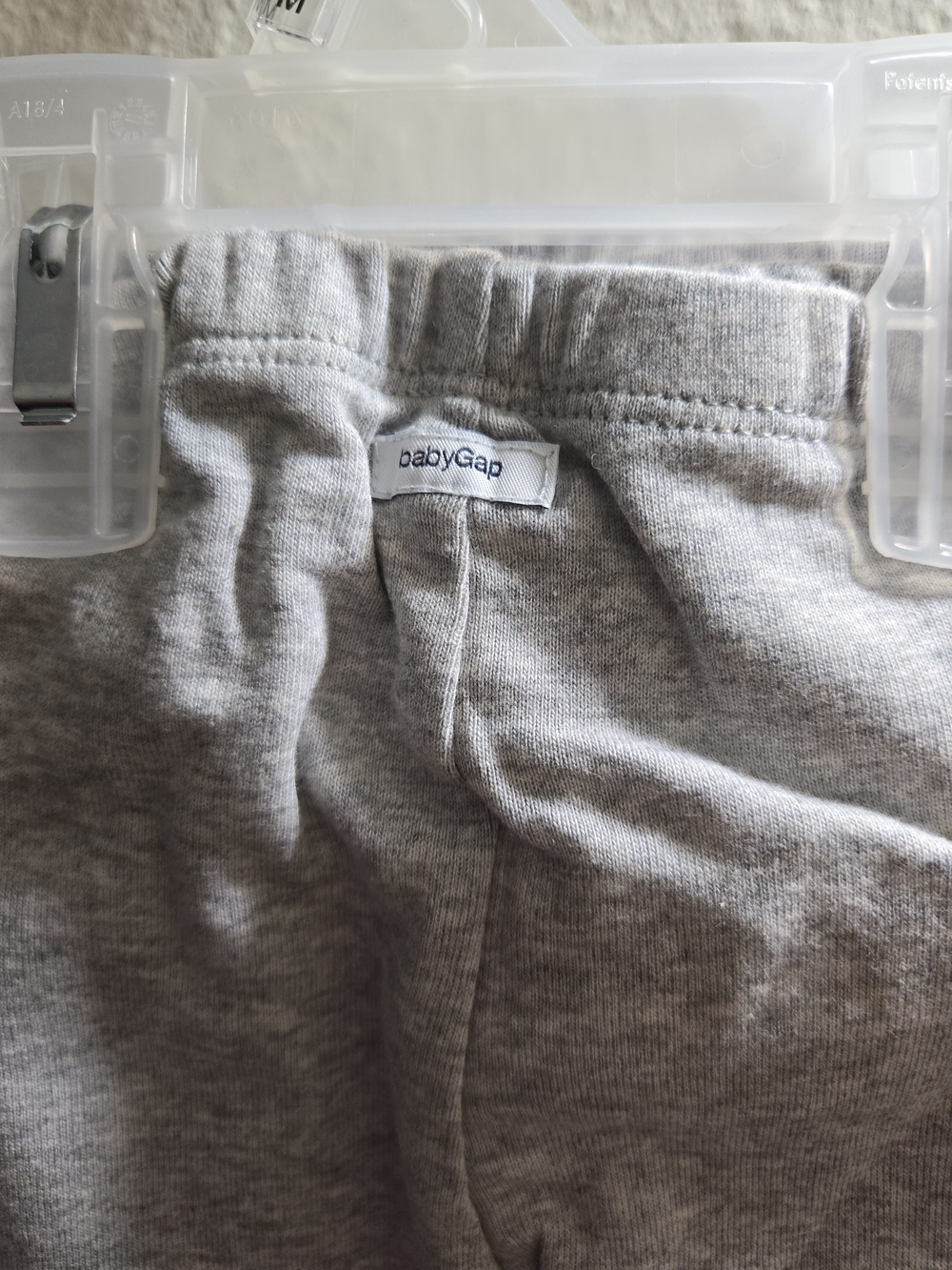 GAP Baby Gray and White Striped Joggers - Picture 4 of 6
